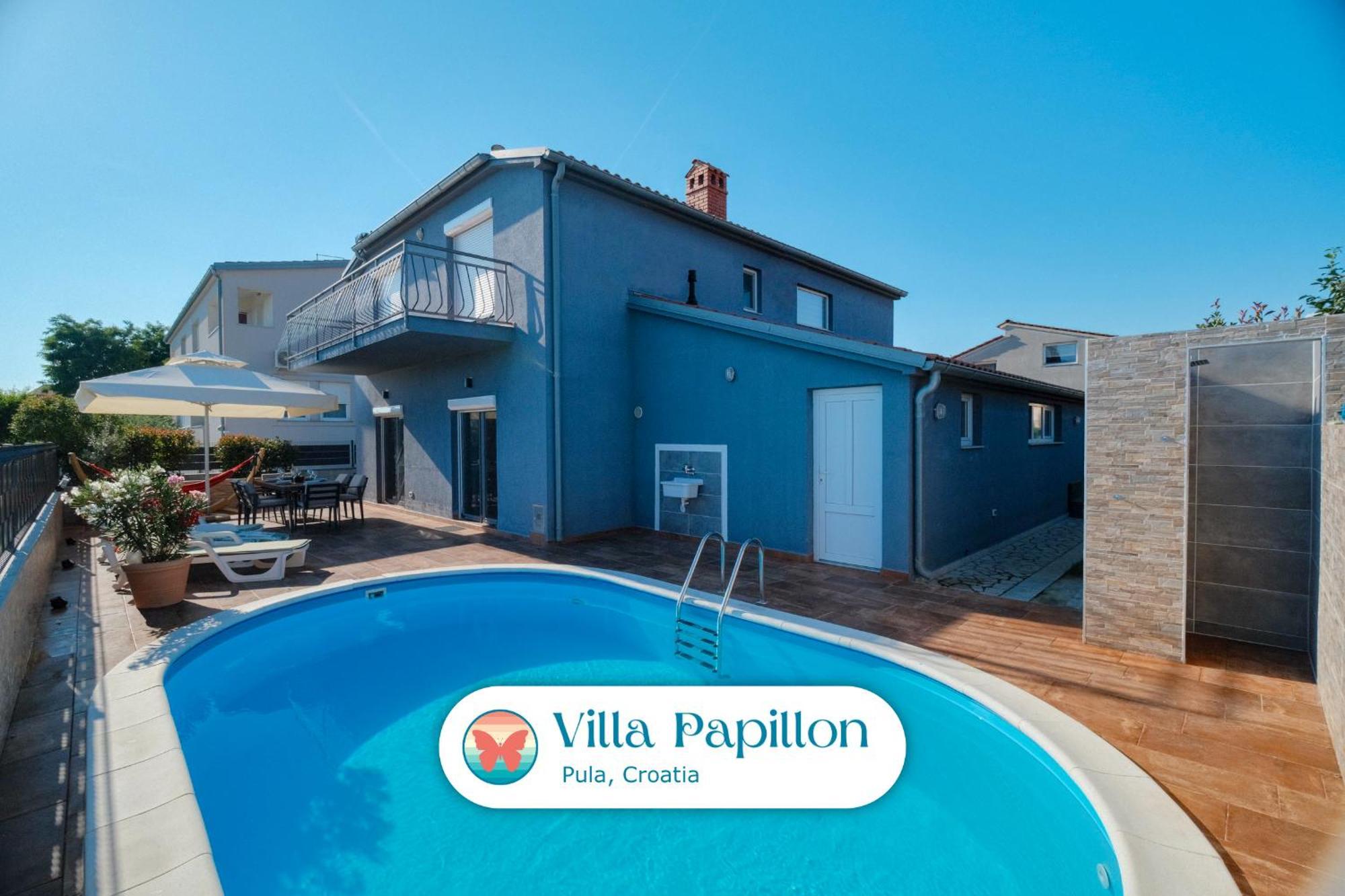Villa Papillon - Top Ausgestattete Ferienoase Pula Exterior foto